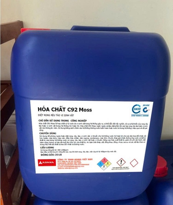 Hóa chất chống rong rêu cho tháp giải nhiệt